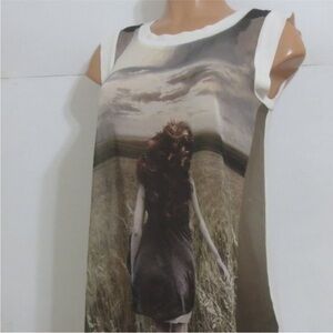 Rinascimento Artistic Landscape Tank Top